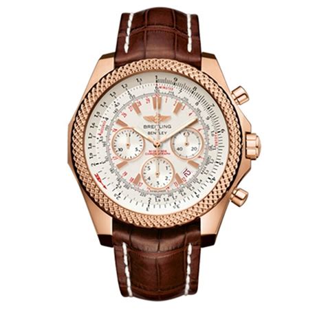 replica breitling bentley brown leather gold case|breitling bentley chronograph.